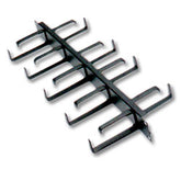Middle Atlantic HCM-1DR Horizontal Cable Manager; D-Ring Style - Front and Rear
